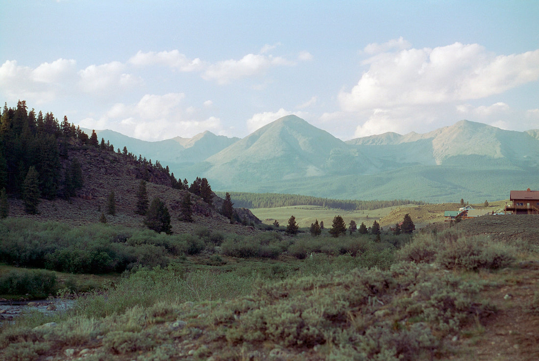 Mountain landscape on Cinestill 50D 