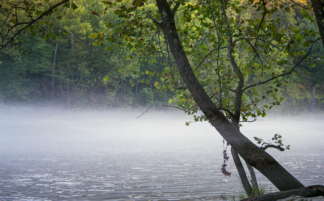 Foggy conditions on the White River. (Shot on Pentax SF1n, Pentax D FA 28-105, and Fujicolor C200)