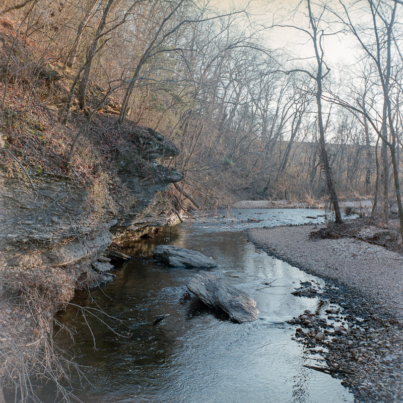 The creek the park is named for. (Yashica Mat 124G, Fuji 400H)